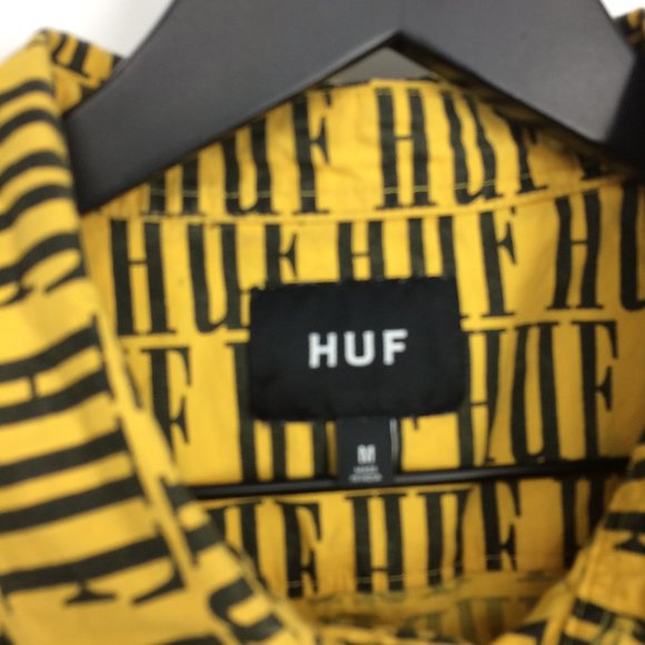 HUF Night Market All Over Logo Repeat Print Shirt - Picture 5 of 7